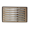 COFFRET 6 COUTEAUX LE THIERS INOX DECOR NATURA