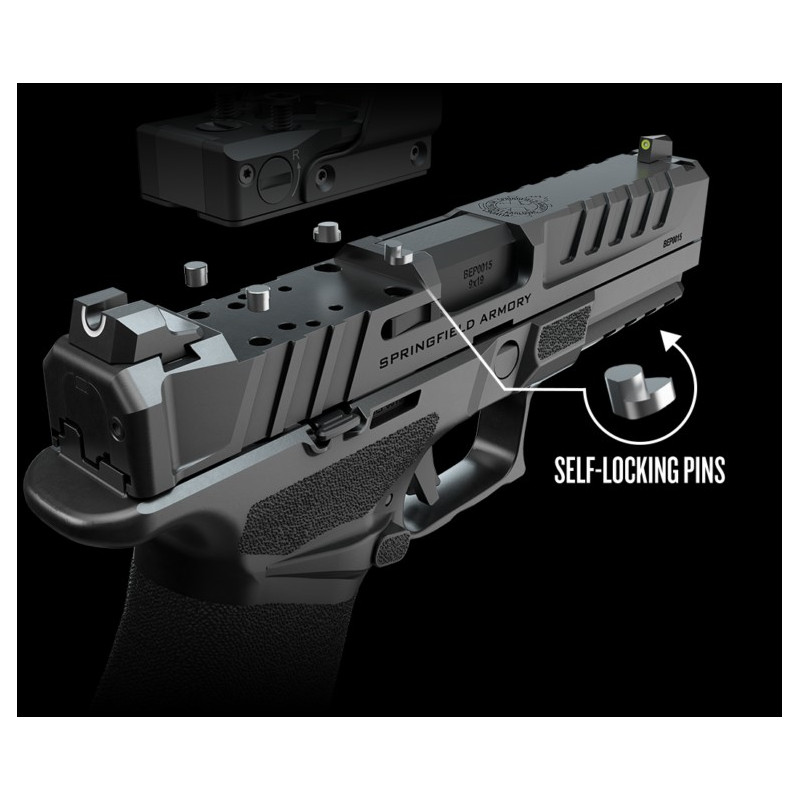 PISTolet echelon U-NOTCH C/9X19 - CHARGEURS 1x17/1x20 CPS springfiled ...