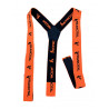 BRETELLES à BANDE AUTOAGRIPPANTE 50 mm orange pantalon francital
