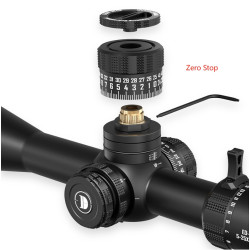 XED 6-36x56 sfir Mil FFp-Z Illuminated FFP MIL Zero Stop SF 35mm Discovery Optics