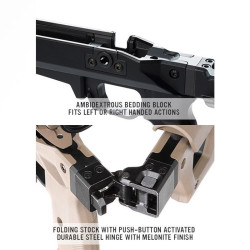 Châssis PRO 700 pliable magpul compatible boitier rem 700 od green vert pliant