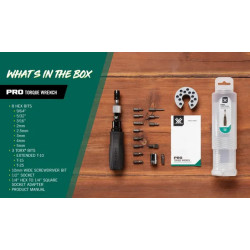 Pro torque wrench tournevis dynamométrique Vortex 10-90