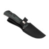POIGNARD HERBERTZ G10 NOIR/VERT 8,5 CM INOX BLACKWASH