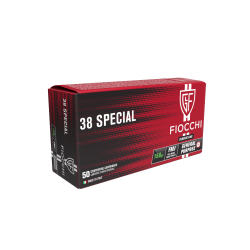 fiocchi 38sp 38 sp fmj 158gr cartouches munitions bte50