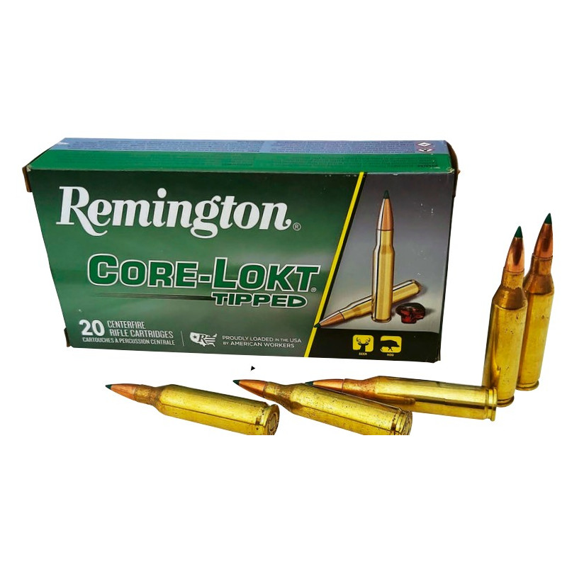 core lokt tipped 30-06 180gr munitions REMINGTON