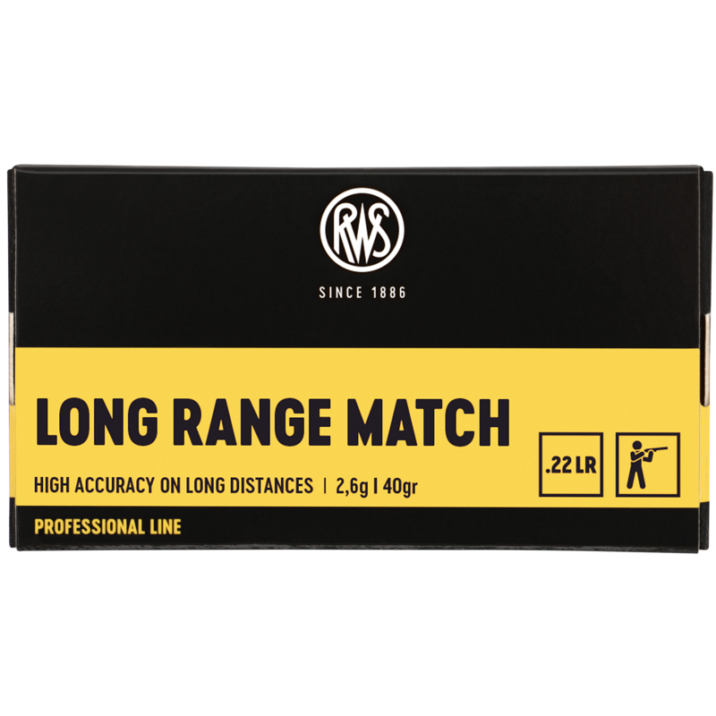 rws long range match 40gr cal.22 Lr 22lr bte 50