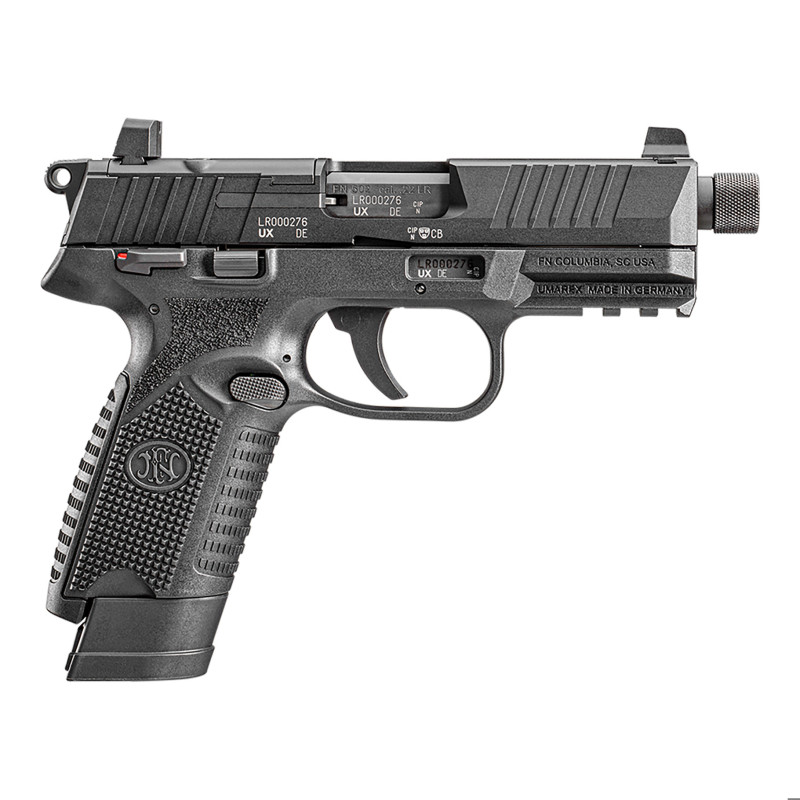 pistolet FN 502 T noir TACTICAL fn herstal 22lr fileté