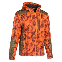 VESTE BLOUSON ZIPPÉ WOLF 2025 orange pro hunt verney carron softshell
