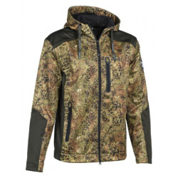 VESTE BLOUSON ZIPPÉ WOLF 2025 verte pro hunt verney carron softshell