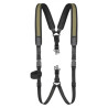 Bretelles harnais néoprène avec grenadière prohunt ligne verney carron verte