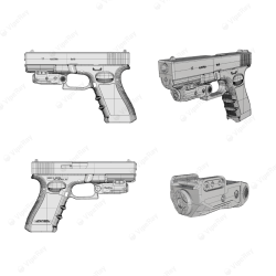 laser rouge VipeRay vector scrapper pistol viseur réservé FO sécu defense
