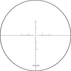Vector optics lunette Sentinel  gen ii 10-40x50E-SF center dot