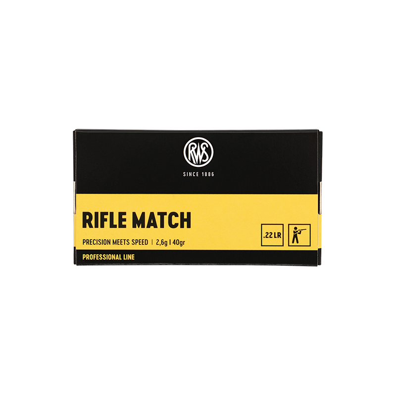 rws rifle match 40gr cal.22 Lr 22lr bte 50