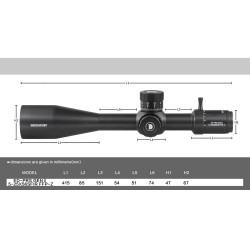 Discovery Optics ED-PRS 5-25x56 Illuminated FFP MIL Zero Stop SF 34mm