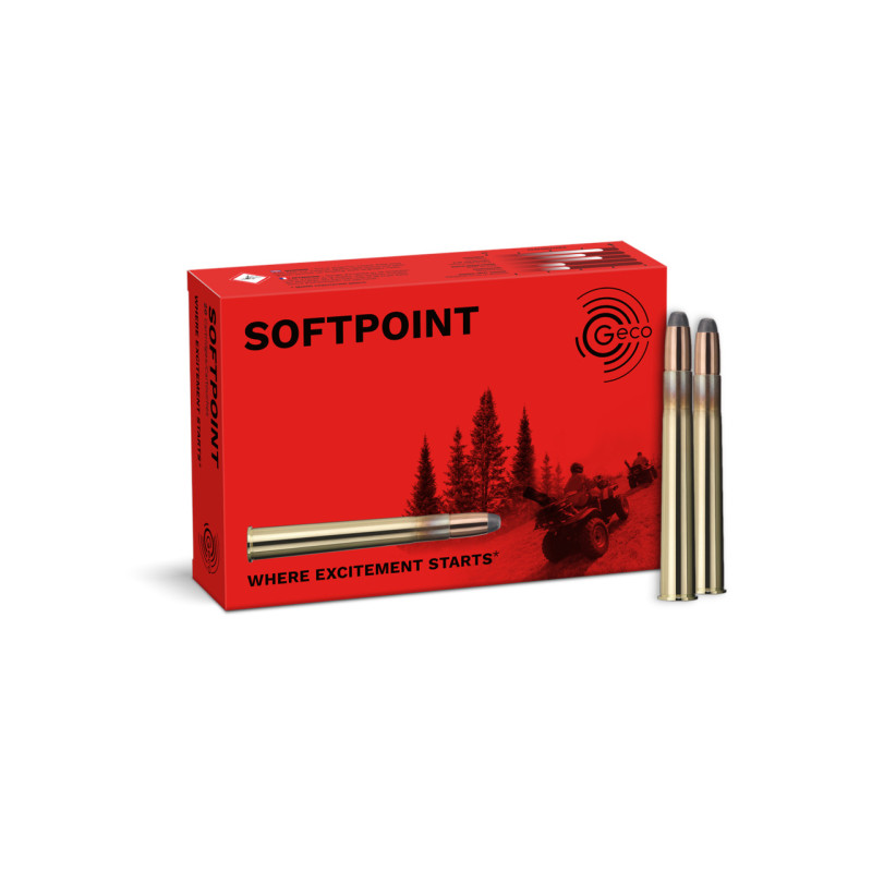 GECO 9.3x74 R 16,5g 255GR softpoint munitions cartouches