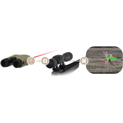 jumelle binox 10x42 LRF 3000 atn télémétrique Laser Rangefinder