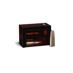 munitions GECO 7.62x39 7.62 Full Metal Jacket vm fmj 124gr target