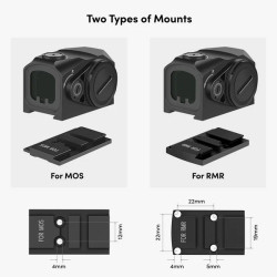 ORIGIN X Enclosed point rouge rmr mos akra precision optics