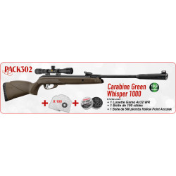 Pack Noël 2025 Gamo Whisper 1000 green 19.9j