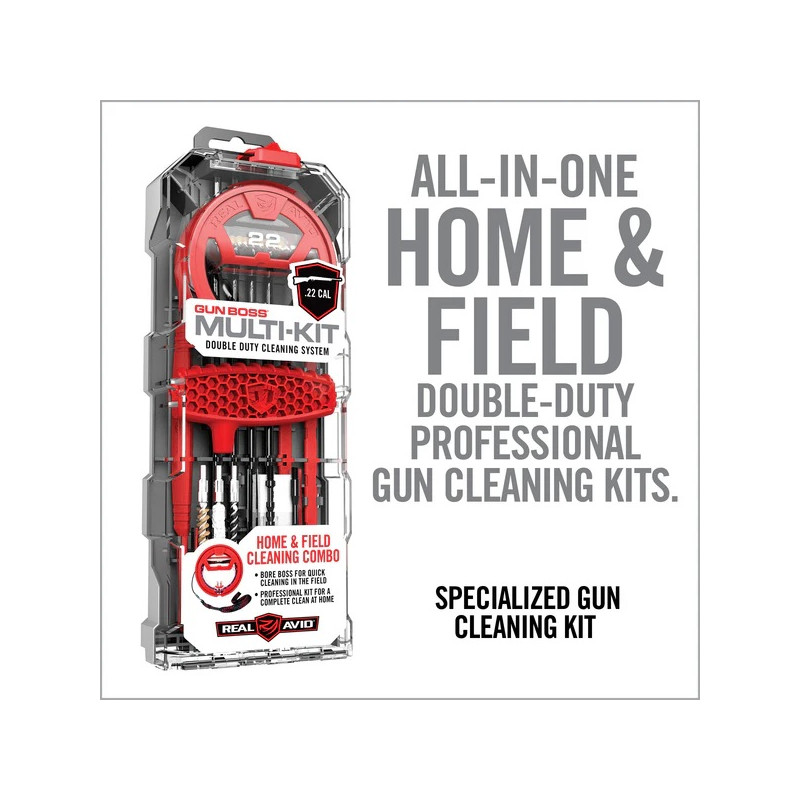 multi kit nettoyage 22lr gun boss real avid