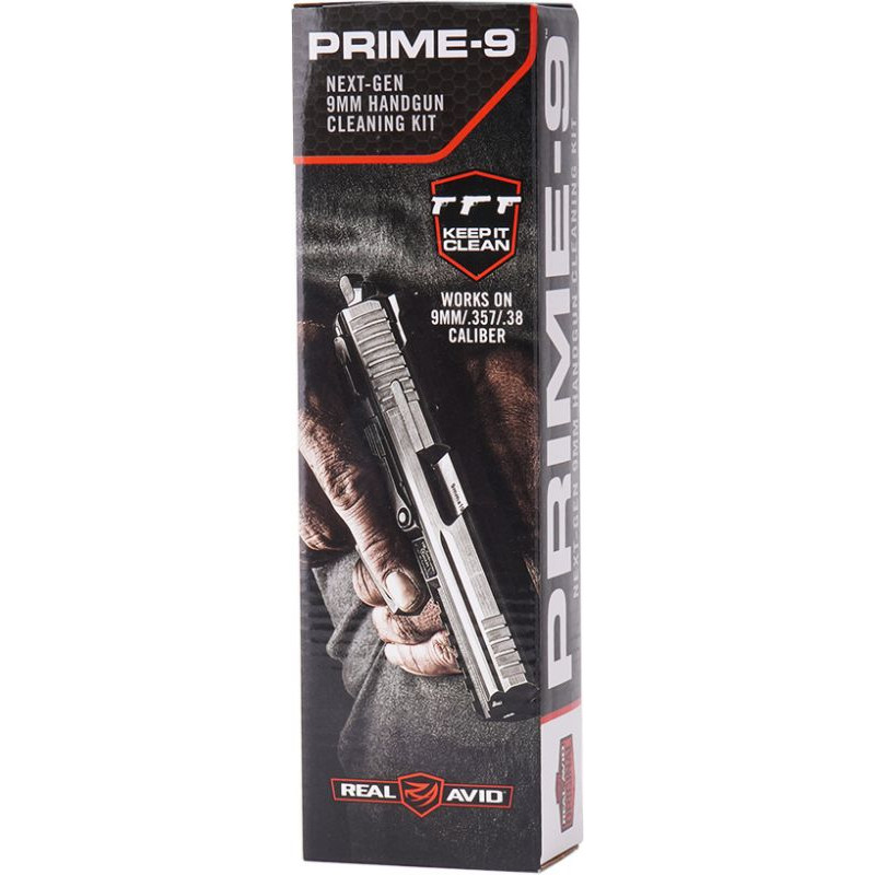 kit nettoyage prime 9MM arme de poing gun boss real avid