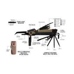 Outil multifonction pro ar15 35-1 tactique real avid avgtproar