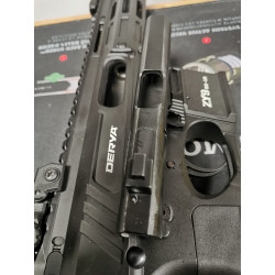 DERYA ZY9 b6 10 CAL 9X19 CANON DE 18 CM BLACK LEVIER ARMEMENT dual system model d'essai 1 journée