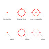 frenzy S 1x17x20 mrt 3 moa Aspheric Lens EDC multi reticule point rouge vector