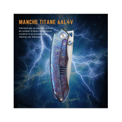 WD108-B - Wild Species REMETTE KNIVES Couteau pliant