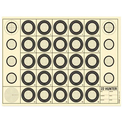 Cible Benchrest 22 Hunter 42 x 29,7 cm (A3) paquet de 100