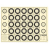 Cible Benchrest 22 Hunter 42 x 29,7 cm (A3) paquet de 100