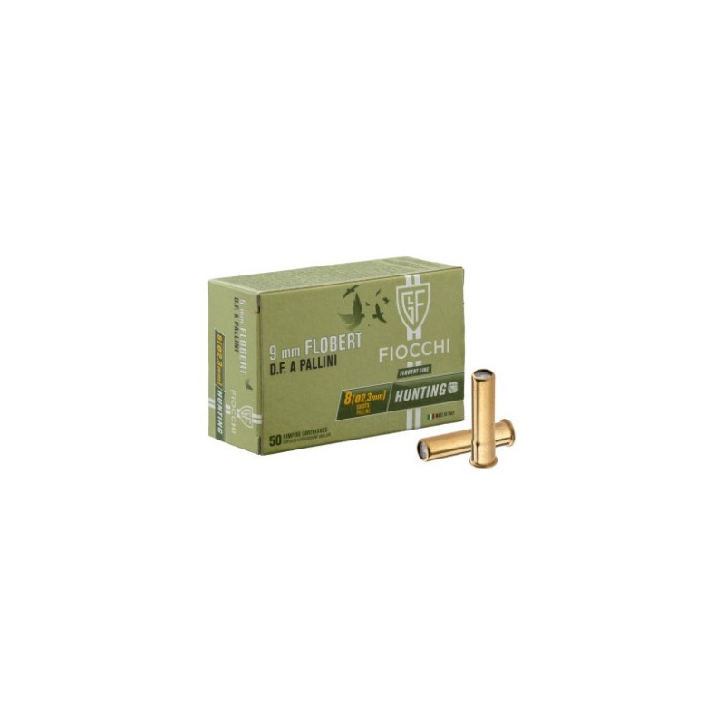 Cartouche 9mm Flobert Fiocchi plomb de 9