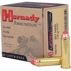 CARTOUCHES HORNADY 357MAG 140G FTX munitions bte 25