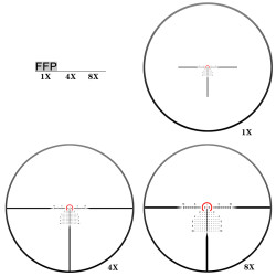 ED-AR 1-8X24SFIR FFP-MIL Diamètre : 34 mm discovery optics
