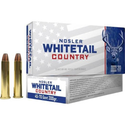 45/70 Govt 300gr whitetail country nosler cartouches munitions bte20