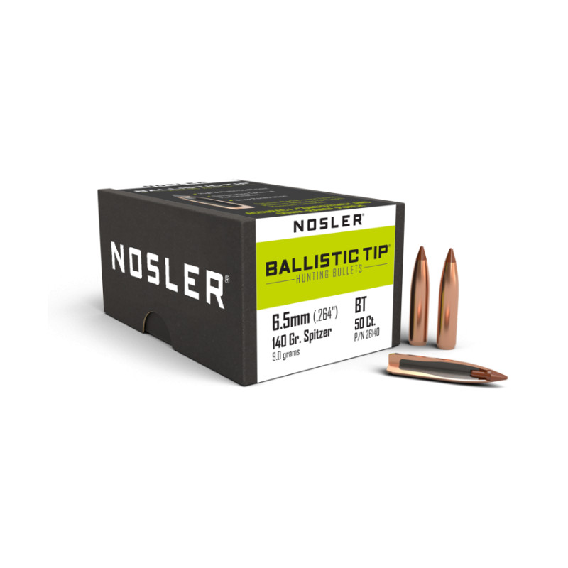 balles .30 168gr Ballistic Tip Hunting ogives nosler .308
