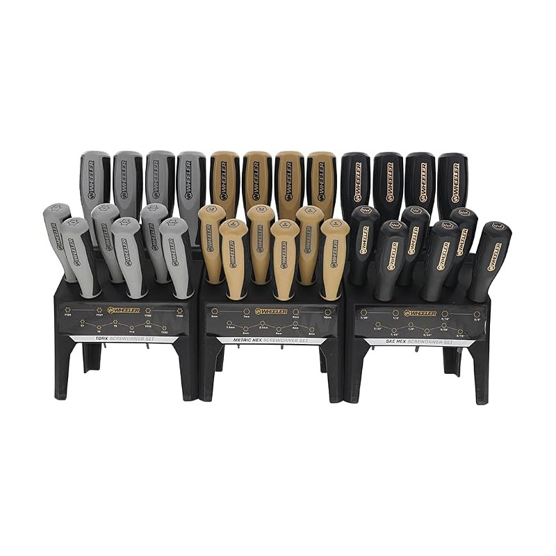 kit 30 tournevis hexagonaux Torx Wheeler Engineering  30 pieces