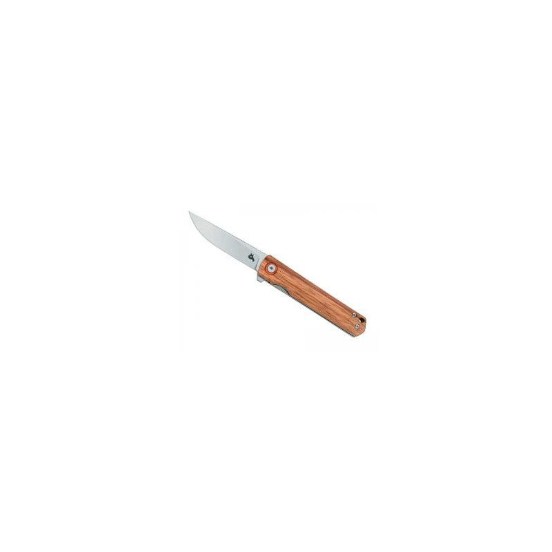 COUTEAU BLACK FOX spear zebrano