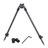 Bipied haut 40-68 cm carbone fixation rapide pour Picatinny optyss instruments