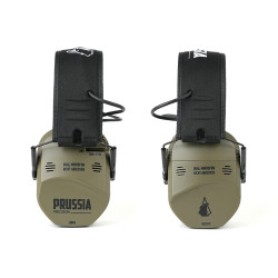 casque prussia Electronic Shooting Earmuffs – Dual Microphone & Gel Pads anti-bruit