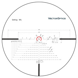 Vector optics Constantine 1-8x24 FFP lumineux mrad