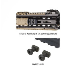 RAIL 3 SLOTS ALUMINIUM M-LOK magpul