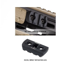 RAIL 3 SLOTS ALUMINIUM M-LOK magpul