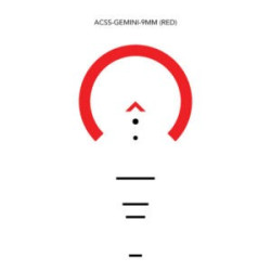 Point rouge Primary SLx 1× MicroPrism ACSS® Gemini-9mm (Red)