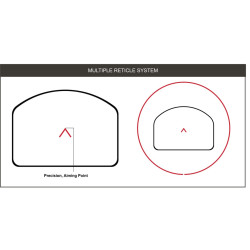 Holosun by primary 507C X2 - Réticule : Rouge - Bouton +/- et Panneau solaire