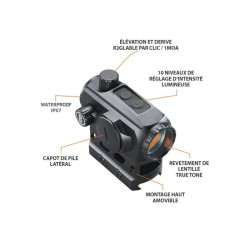 VISEUR POINT-ROUGE BUSHNELL TRS-125 red dot 3 moa