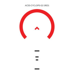 Point rouge Primary SLx 1× MicroPrism ACSS® cyclops g2