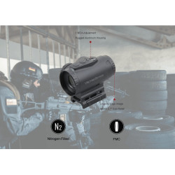 point rouge vector Paragon 3x18 Micro Prism