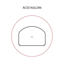 Holosun by primary HE509-RD ACSS® Vulcan Reticle 507C Mounting Plate