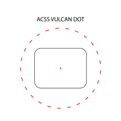 Holosun by primary 507k X2 vulcan - Réticule : Rouge - Bouton +/- et Panneau solaire